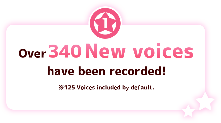 Over 250 New voices have been recorded!